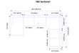 582 Sectional Right - i38043 - Gate Furniture