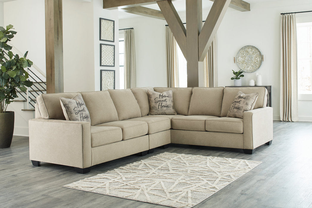 Lucina Quartz 3-Piece RAF Sectional