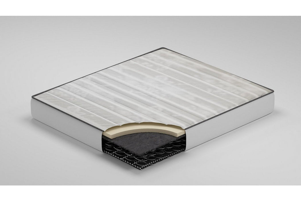6 Inch Bonell White Twin Mattress - M96311 - Gate Furniture