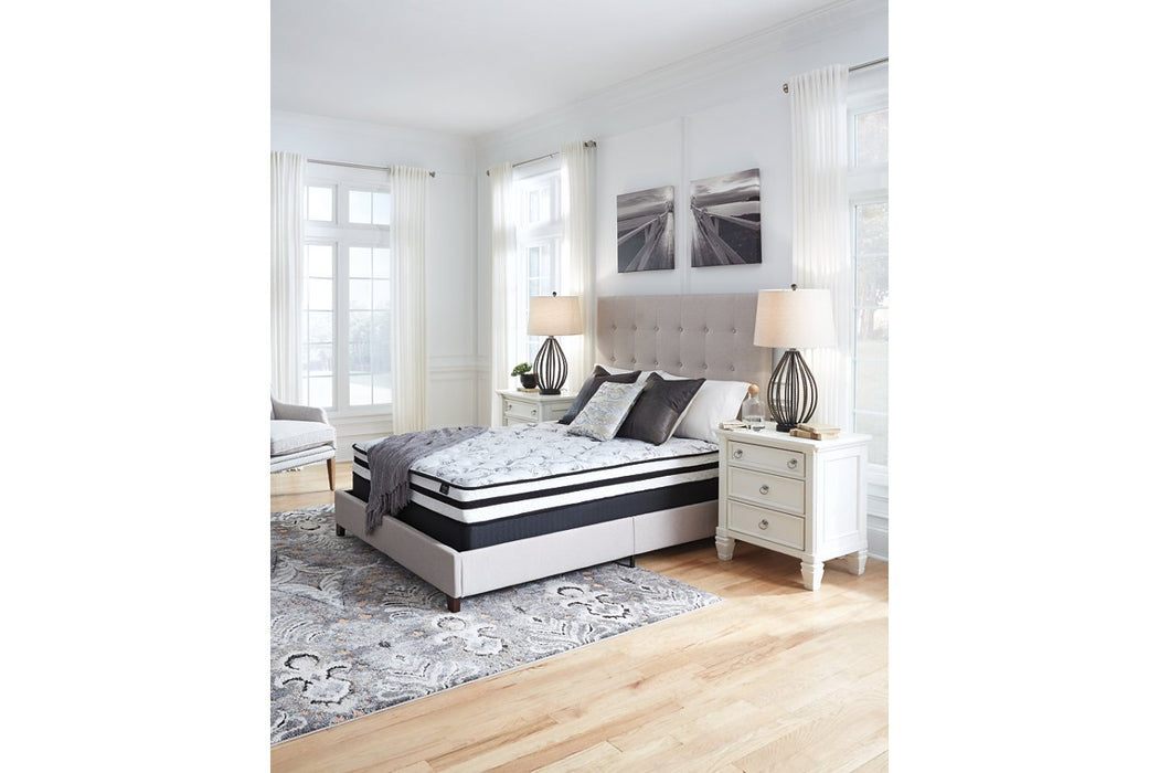 8 Inch Chime Innerspring White Full Mattress in a Box - M69521 - Gate Furniture
