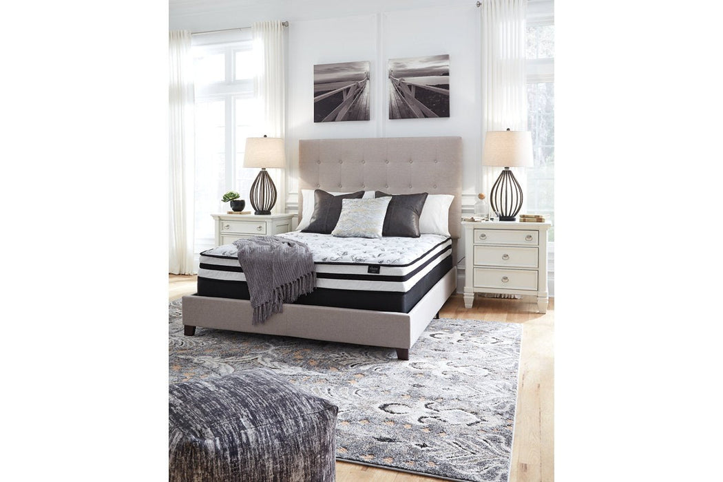 8 Inch Chime Innerspring White Full Mattress in a Box - M69521 - Gate Furniture