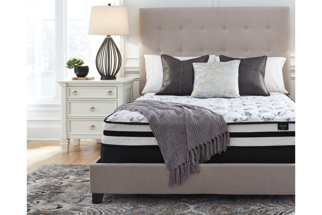 8 Inch Chime Innerspring White Queen Mattress in a Box - M69531 - Gate Furniture
