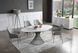9034 Dining Table With 1254 Chairs And 3012 Buffet Set - Gate Furniture