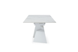 9113 Dining Table With 1218 Swivel Grey Chairs Set - Gate Furniture