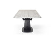 9189 Table With 1239 Swivel Blue Chairs Set - Gate Furniture