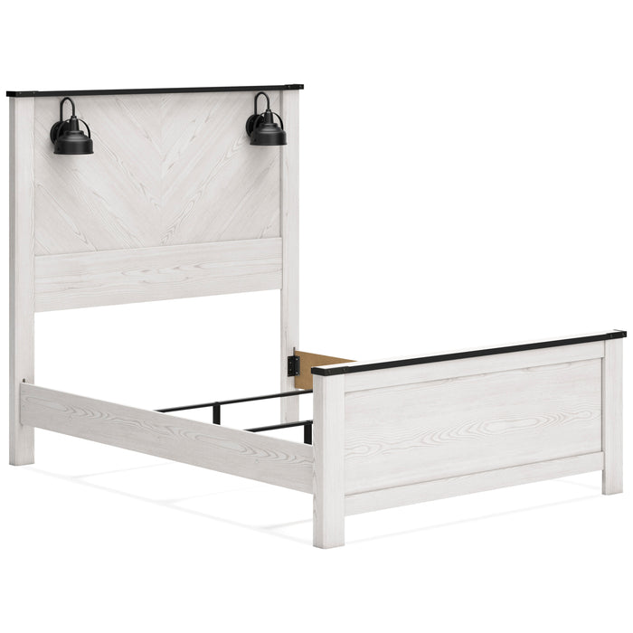Schoenberg White Panel Bedroom Set
