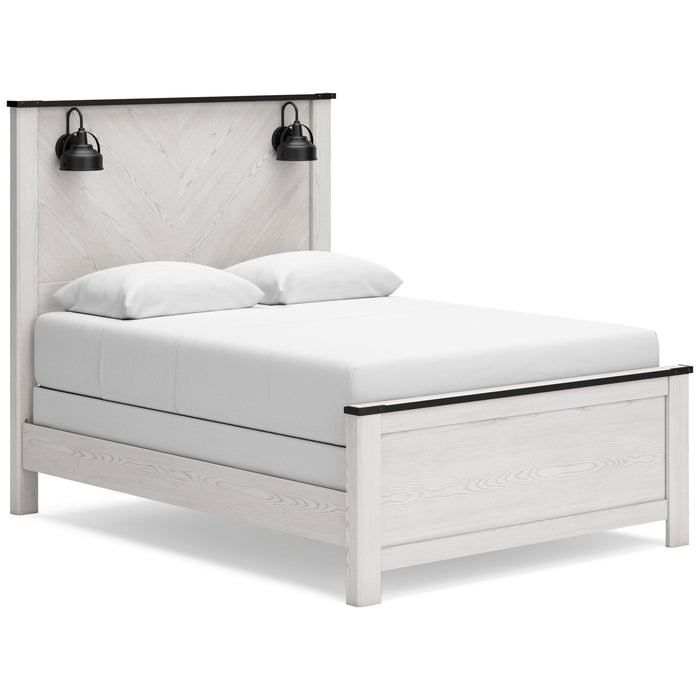 Schoenberg White Panel Bedroom Set