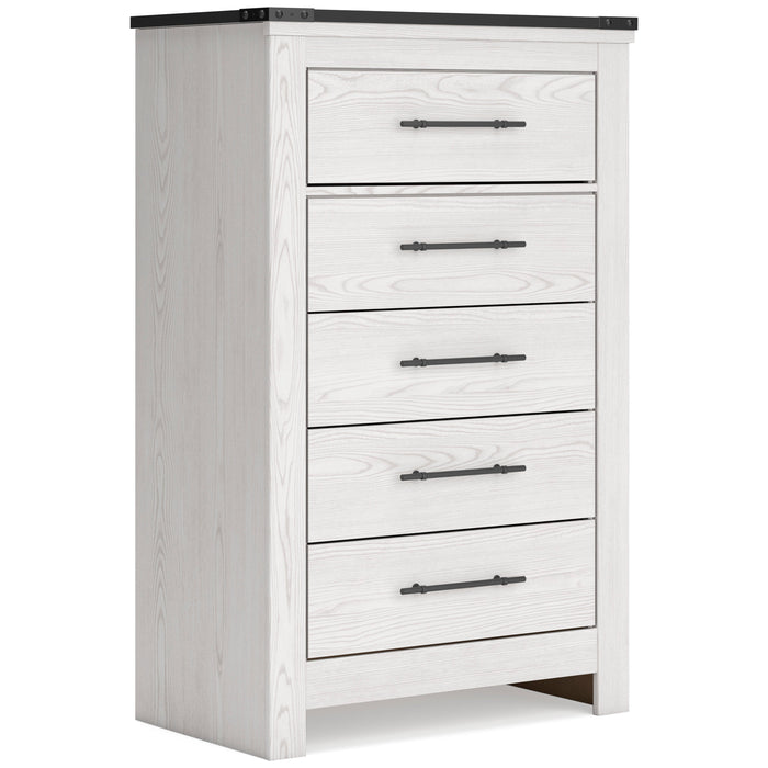 Schoenberg White Panel Bedroom Set