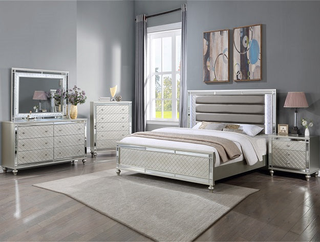 Cristian Queen Footboard Champagne