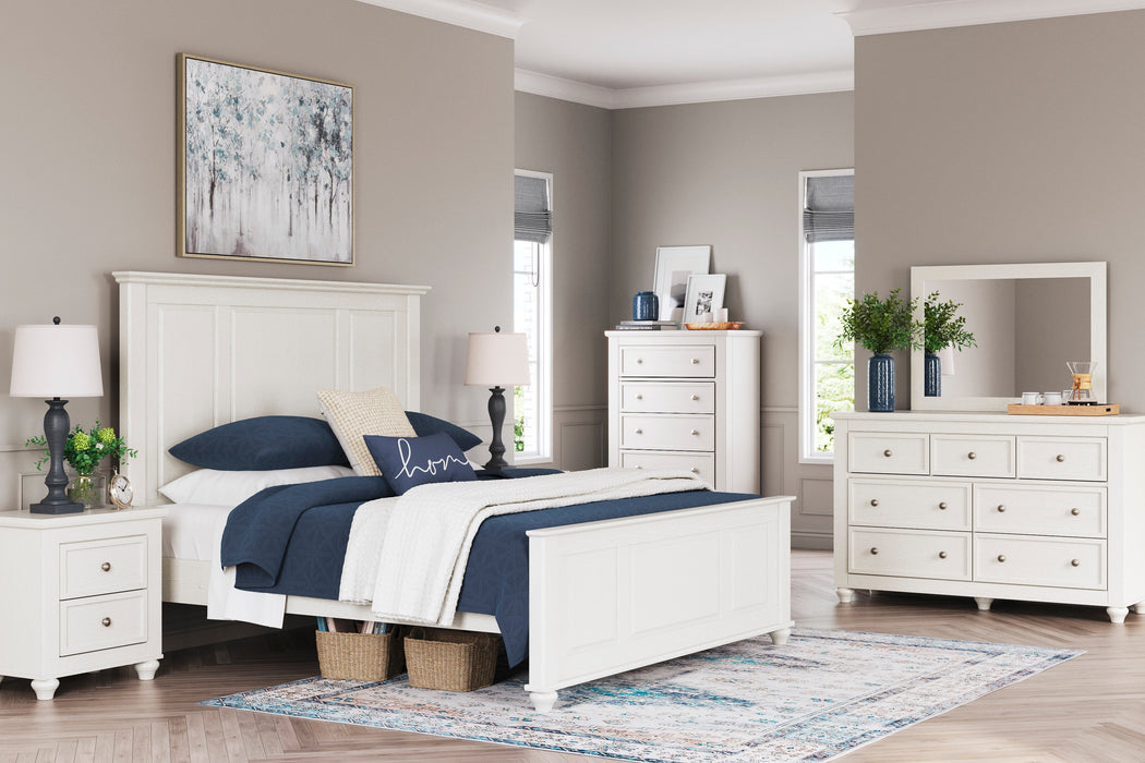 Grantoni White Panel Bedroom Set