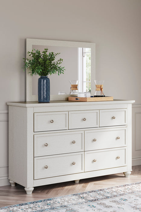 Grantoni White Panel Bedroom Set