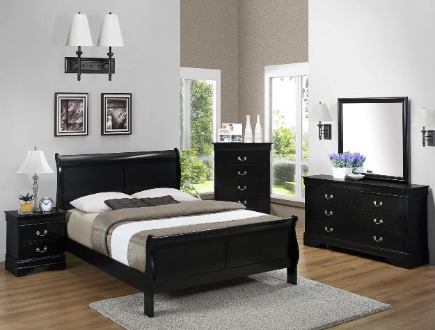 Louis Philip 5-D Chest Black