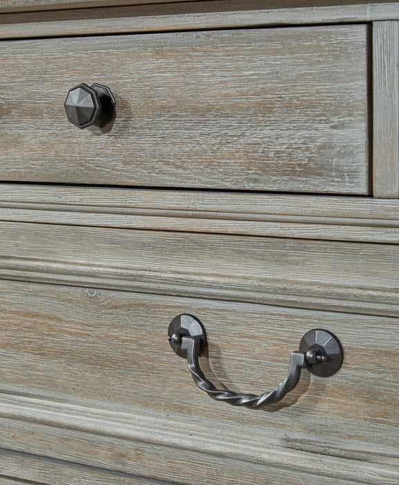 Moreshire Bisque Panel Bedroom Set