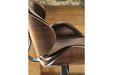 Bellatier Brown Adjustable Height Bar Stool - Gate Furniture