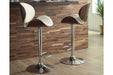 Bellatier Bone Adjustable Height Bar Stool - Gate Furniture