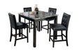 Maysville Black Counter Height Dining Table and Bar Stools (Set of 5) - Gate Furniture
