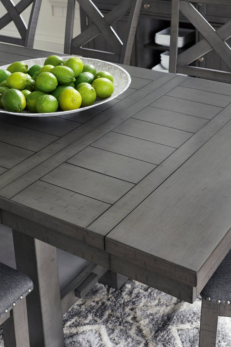 Myshanna Gray Extendable Dining Set