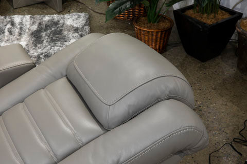 Backtrack Gray Power Recliner Set