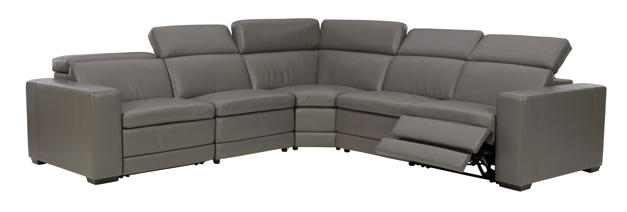 Texline Power Recliner Gray Sectional