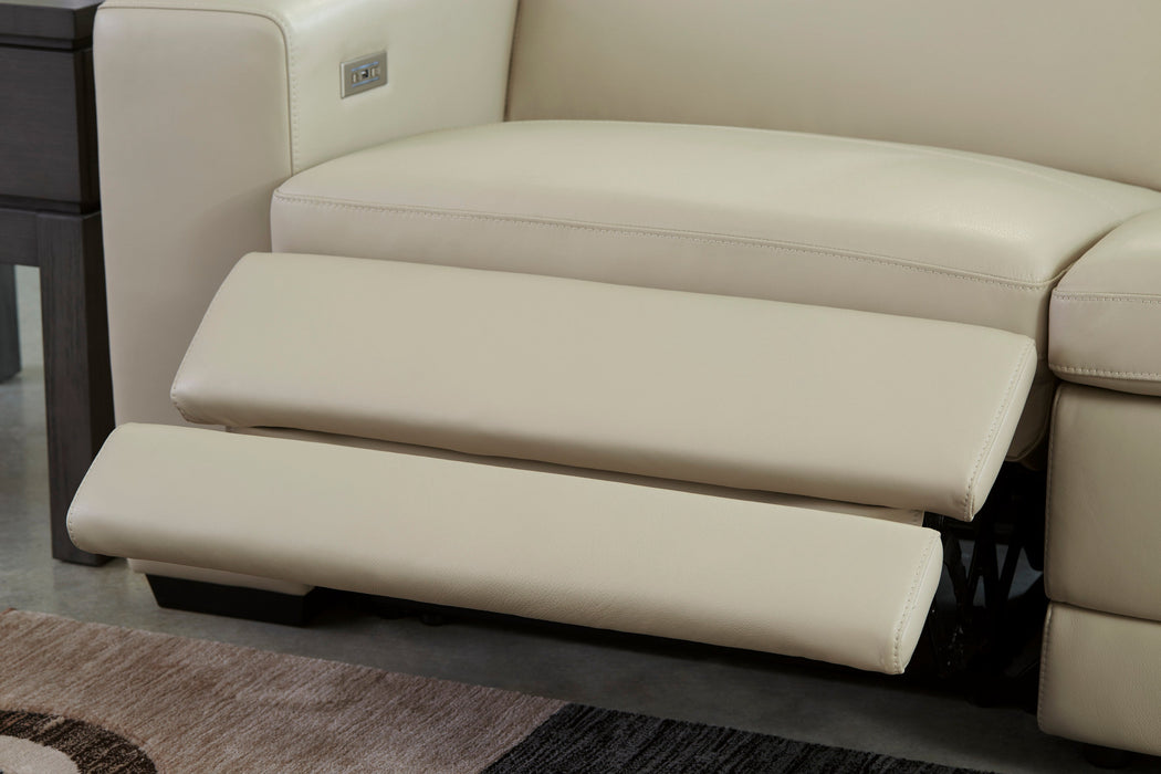 Texline Power Recliner Sand Sectional