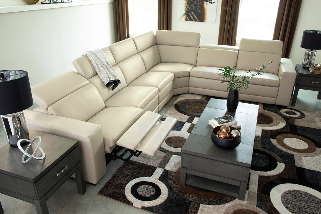 Texline Power Recliner Sand Sectional
