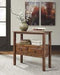 Abbonto Warm Brown Accent Table - T800-124 - Gate Furniture