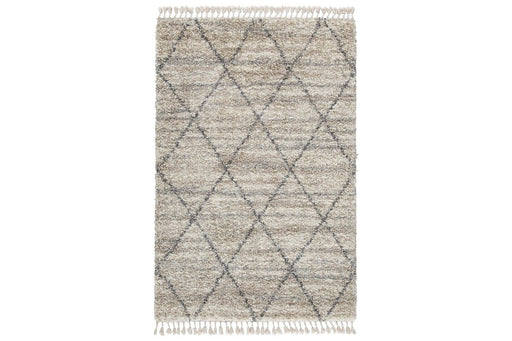 Abdalah Beige/Gray 5' x 7' Rug - R404622 - Gate Furniture