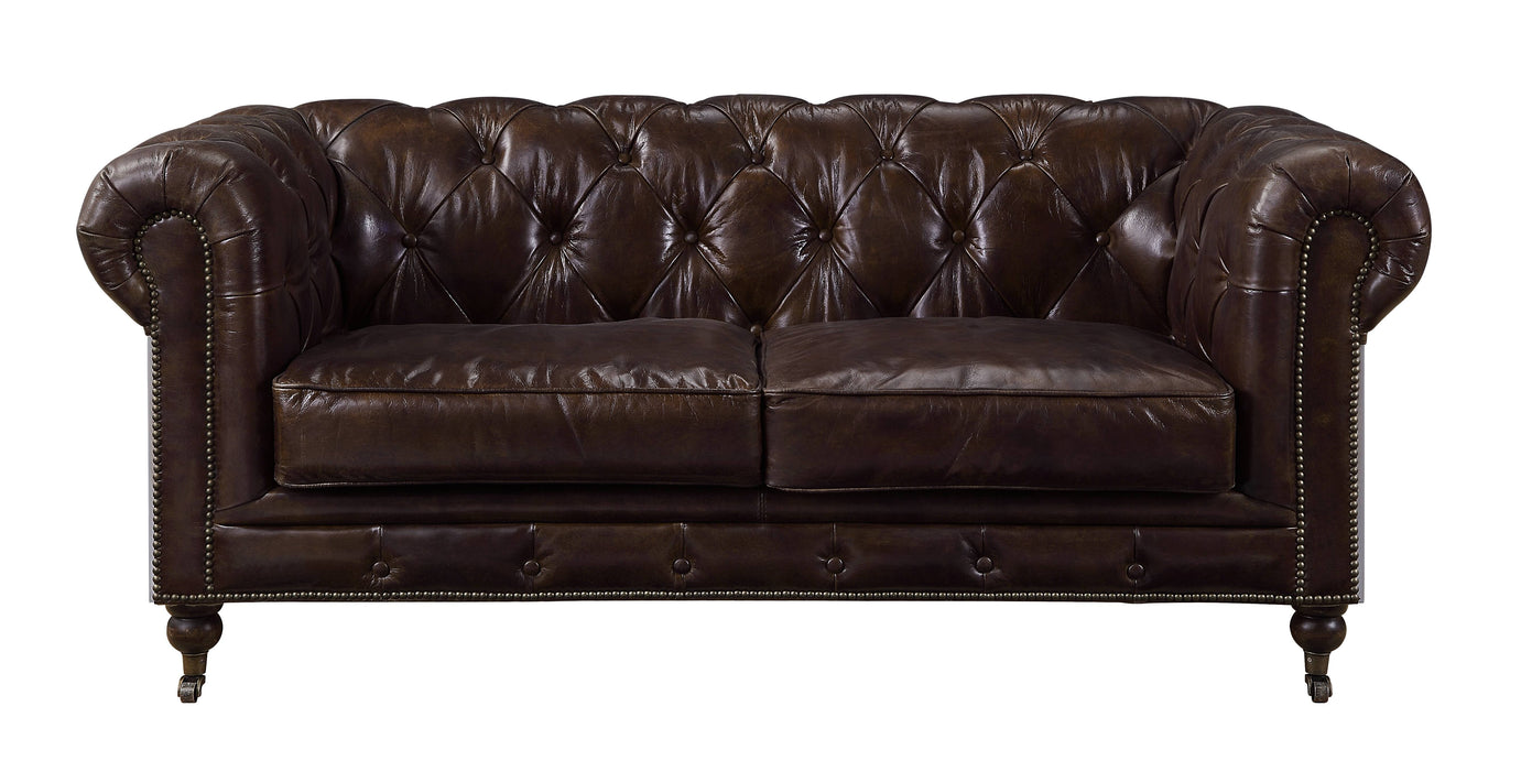 Aberdeen Brown Leather Living Room Set