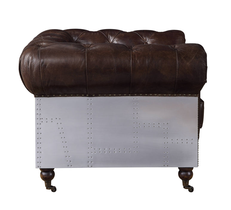 Aberdeen Brown Leather Living Room Set