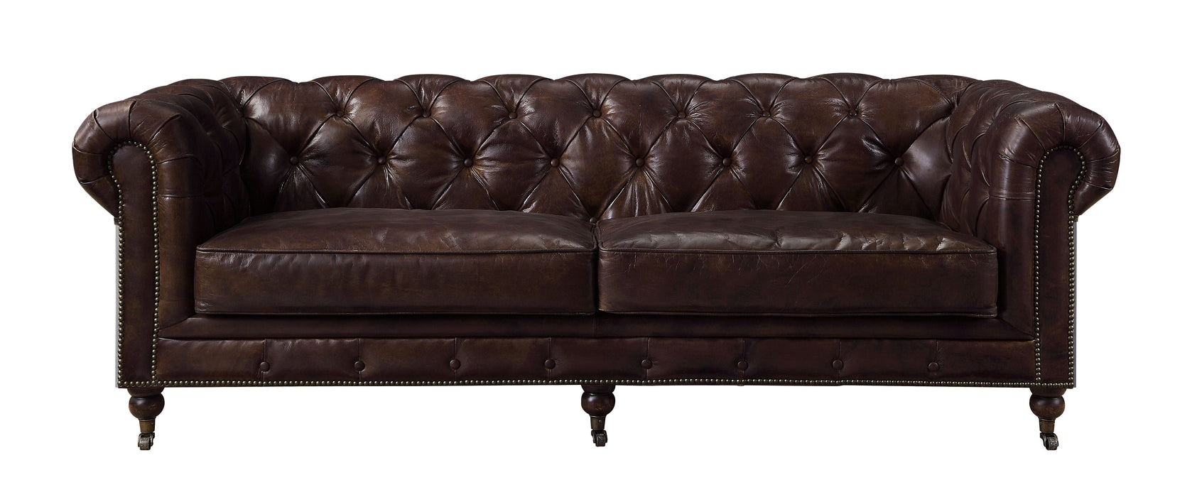Aberdeen Brown Leather Living Room Set