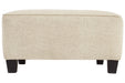 Abinger Natural Oversized Accent Ottoman - 8390408 - Gate Furniture