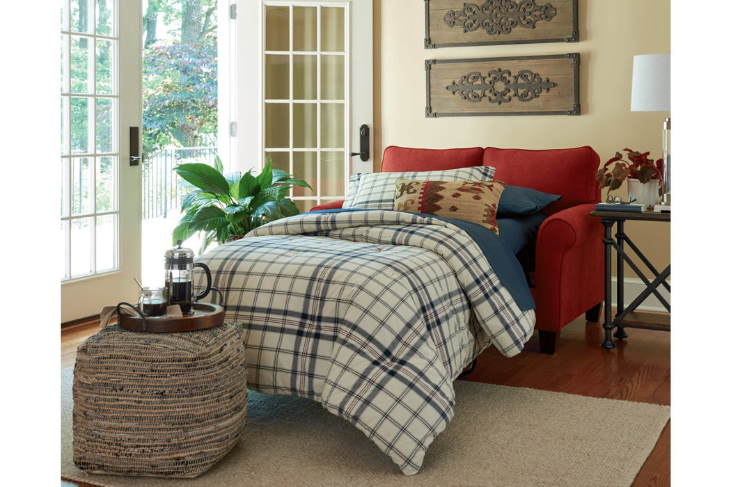 Absalom Denim Pouf - A1000550 - Gate Furniture