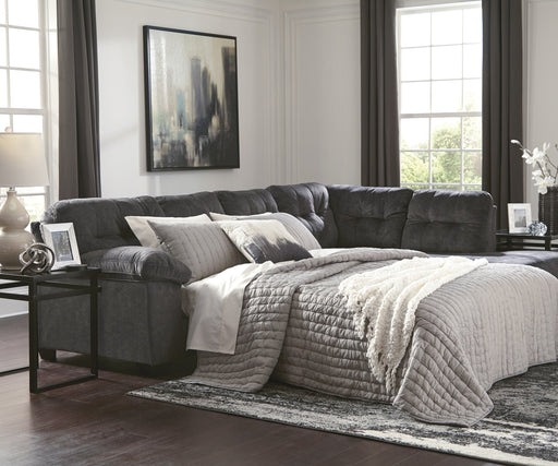 Accrington Granite RAF Queen Sleeper Sectional - Gate Furniture