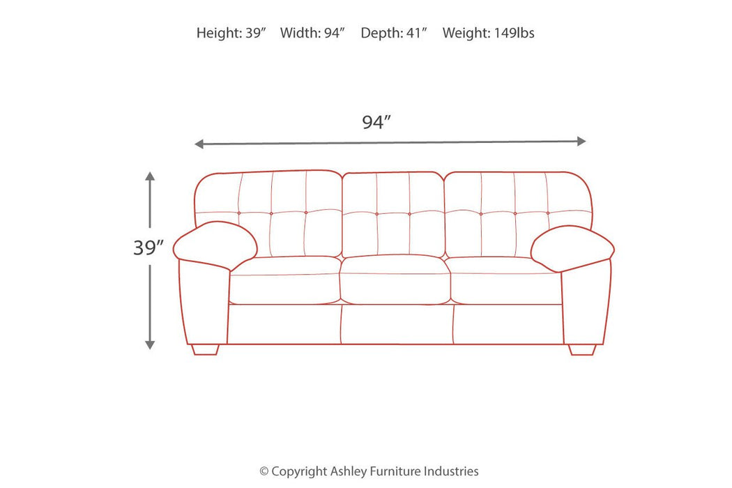 Accrington Granite Sofa - 7050938 - Gate Furniture