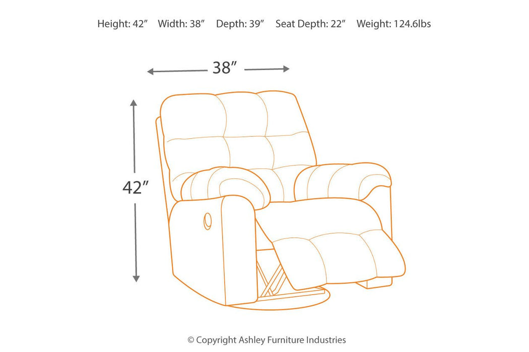 Acieona Slate Recliner - 5830028 - Gate Furniture