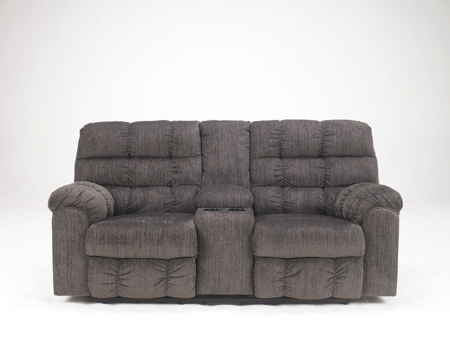 Acieona Slate Reclining Living Room Set - Gate Furniture