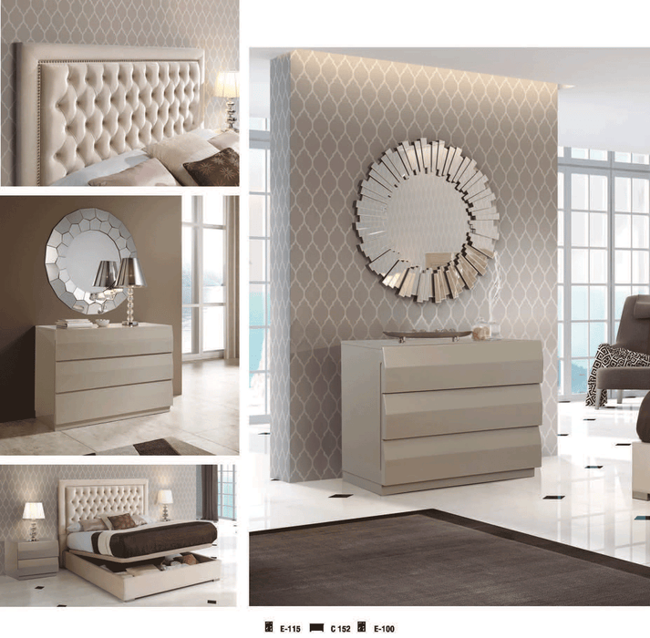 Adagio Bedroom W/Storage, M152, C152, E100 Set - Gate Furniture