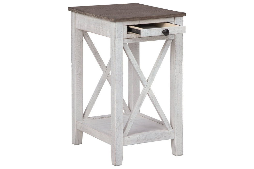 Adalane White/Gray Accent Table - A4000374 - Gate Furniture
