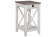 Adalane White/Gray Accent Table - A4000374 - Gate Furniture
