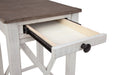 Adalane White/Gray Accent Table - A4000374 - Gate Furniture