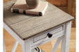 Adalane White/Gray Accent Table - A4000374 - Gate Furniture