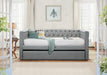 Adalie Gray Twin Daybed with Trundle - 4971 - Gate Furniture
