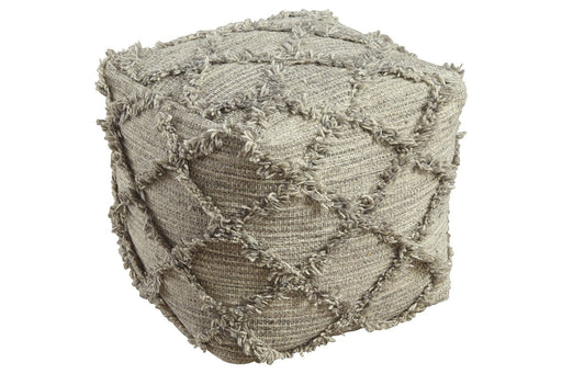 Adelphie Gray Pouf - A1000388 - Gate Furniture