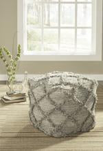 Adelphie Gray Pouf - A1000388 - Gate Furniture