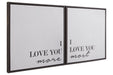 Adline Black/White Wall Art (Set of 2) - A8000297 - Gate Furniture