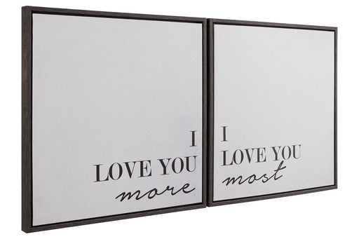 Adline Black/White Wall Art (Set of 2) - A8000297 - Gate Furniture