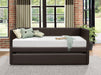 Adra Black Twin Daybed with Trundle - 4949BK - Gate Furniture
