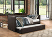 Adra Black Twin Daybed with Trundle - 4949BK - Gate Furniture