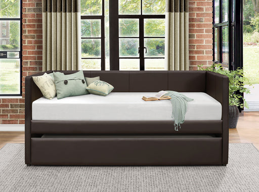 Adra Dark Brown Daybed with Trundle - 4949DBR - Gate Furniture