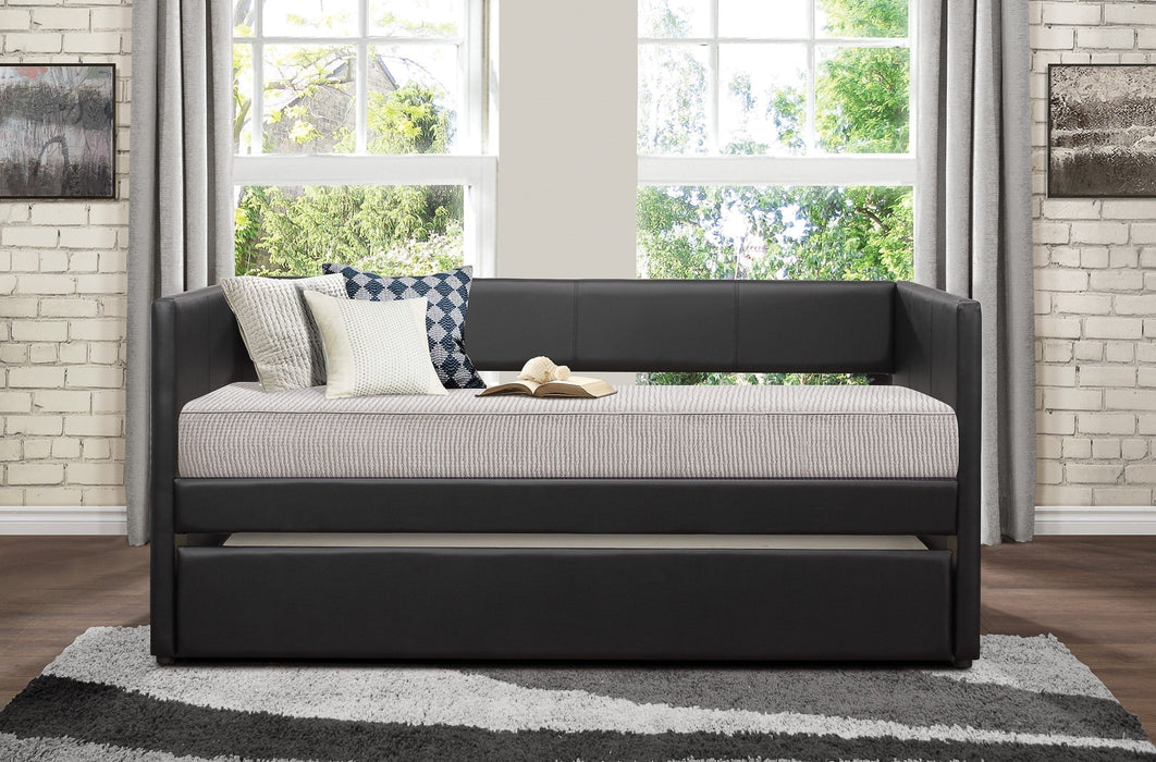 Adra Dark Brown Daybed with Trundle - 4949DBR - Gate Furniture
